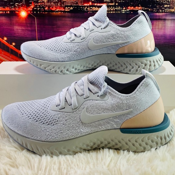 nike epic react flyknit pure platinum